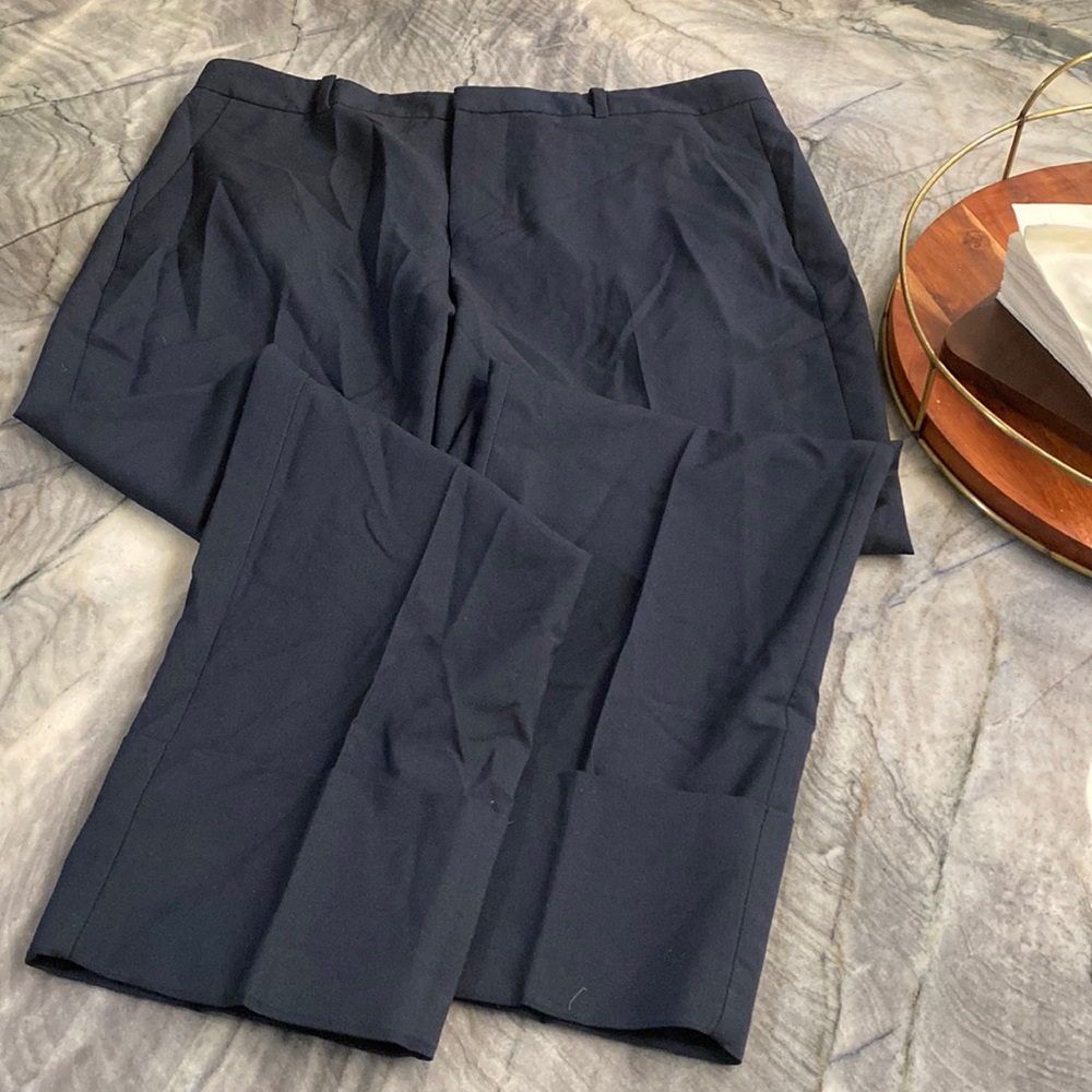 Zara | Basic Navy Trousers - image 1